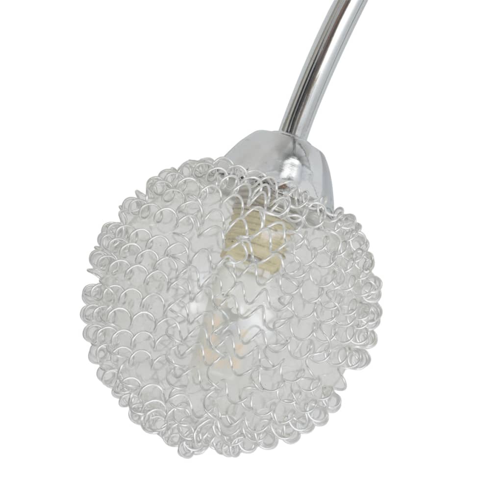 vidaXL Plafonnier avec 6 ampoules LED G9 240 W