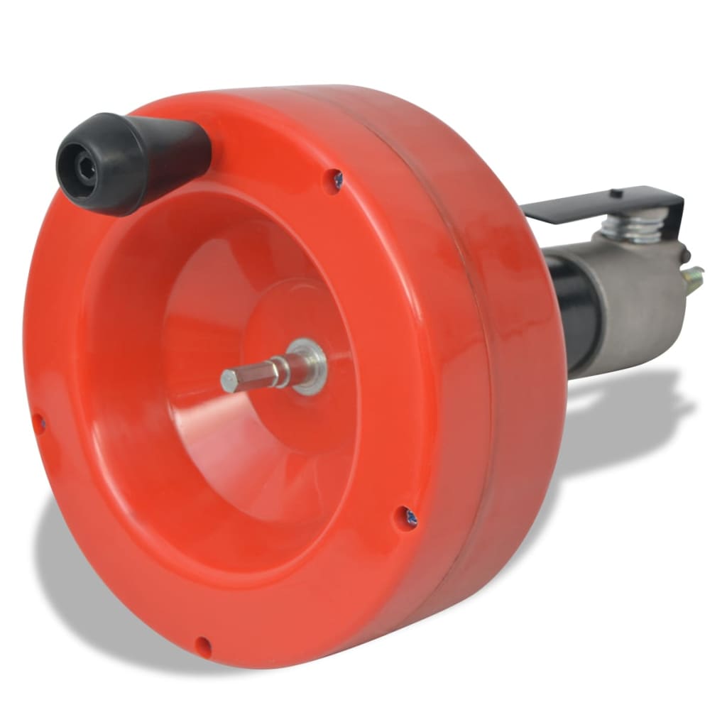 vidaXL Nettoyeur manuel / actionné par perceuse de canalisation 8 m