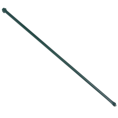 vidaXL Poteau de jardin 10 pcs 1 m Métal Vert