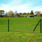 vidaXL Clôture Euro Acier 10 x 0,8 m Vert