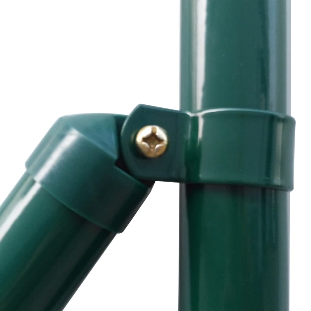 vidaXL Clôture Euro Acier 10 x 1,5 m Vert