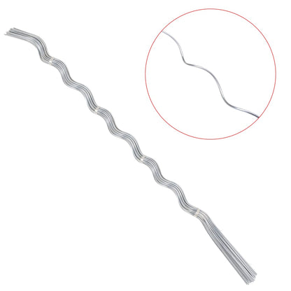 vidaXL Supports de plantes en spirale 50 pcs Acier galvanisé 170 cm