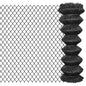 vidaXL Clôture à mailles Acier 25 x 1,25 m Gris