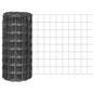 vidaXL Clôture euro Acier 25 x 0,8 m Gris