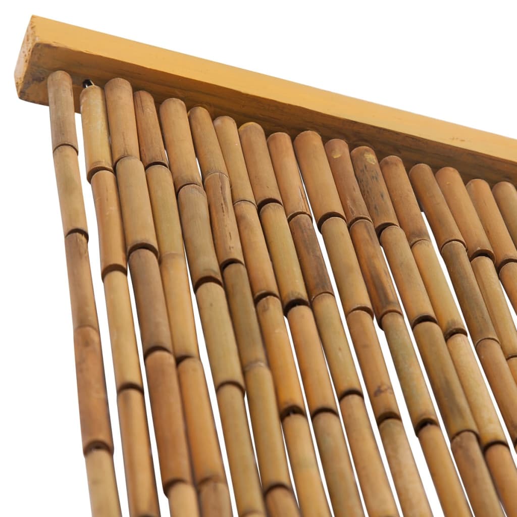 vidaXL Rideau de porte contre insectes Bambou 120 x 220 cm