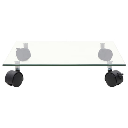 vidaXL Support carré pour plantes 2 pcs Verre trempé 35 x 35 cm