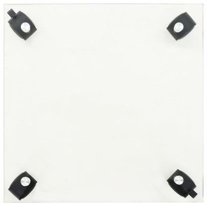 vidaXL Support carré pour plantes 2 pcs Verre trempé 35 x 35 cm