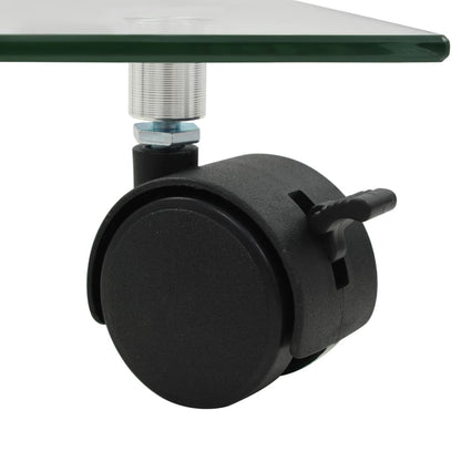 vidaXL Support carré pour plantes 2 pcs Verre trempé 35 x 35 cm
