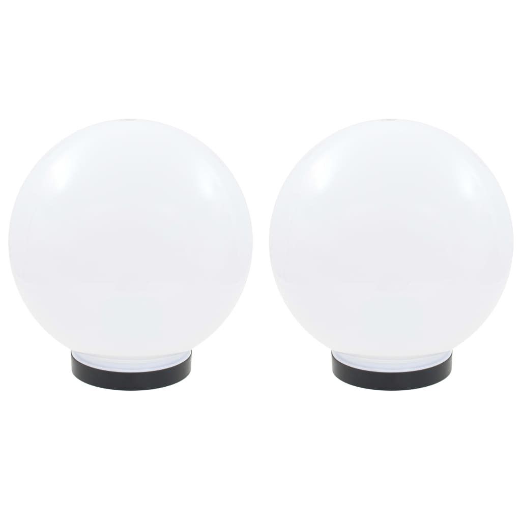 vidaXL Lampe à LED sous forme de boule 2 pcs Sphérique 25 cm PMMA