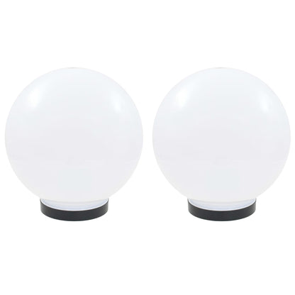 vidaXL Lampe à LED sous forme de boule 2 pcs Sphérique 25 cm PMMA