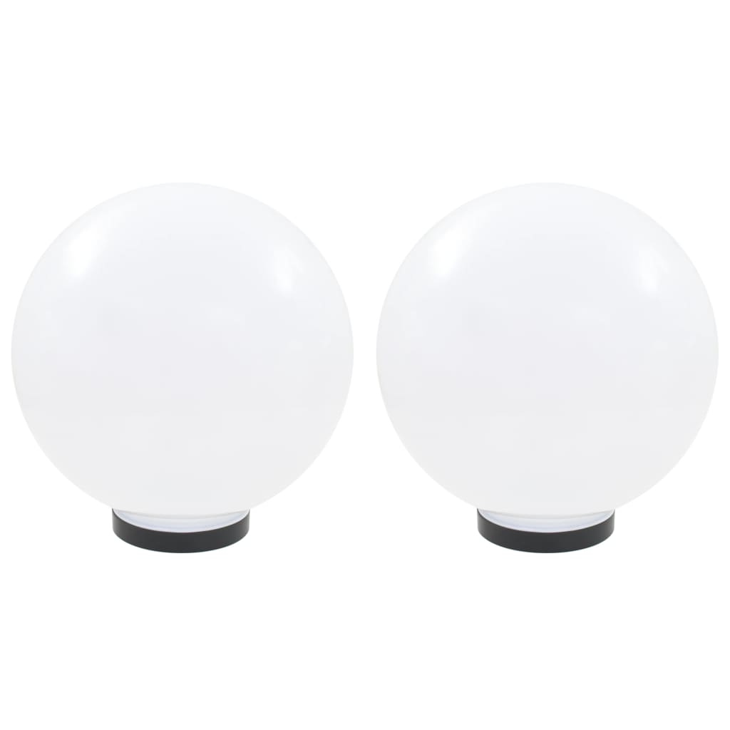vidaXL Lampe à LED sous forme de boule 2 pcs Sphérique 30 cm PMMA