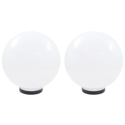 vidaXL Lampe à LED sous forme de boule 2 pcs Sphérique 30 cm PMMA