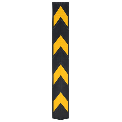 vidaXL Cornière de protection réfléchissante 5 pcs Caoutchouc 80 cm