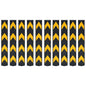vidaXL Cornière de protection réfléchissante 10 pcs Caoutchouc 80 cm