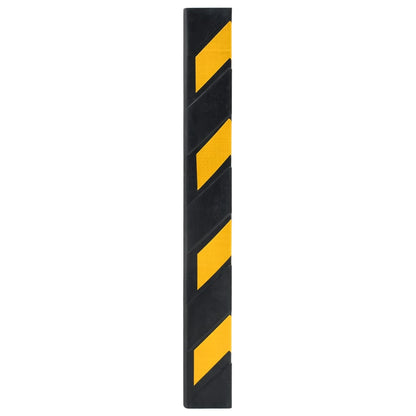 vidaXL Cornière de protection réfléchissante 10 pcs Caoutchouc 80 cm