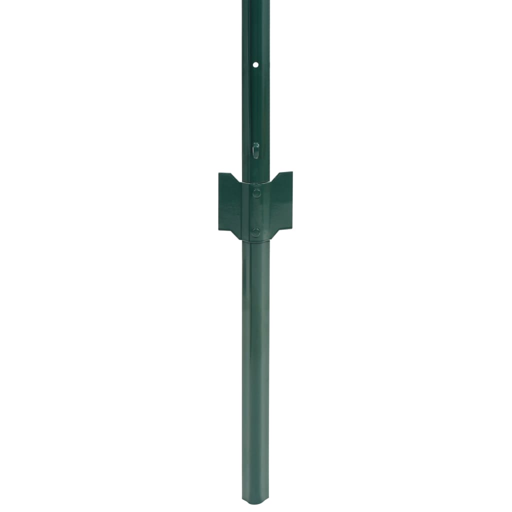 vidaXL Clôture Euro Acier 20x0,8 m Vert