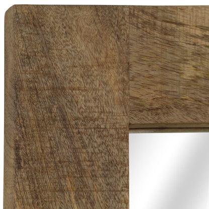 vidaXL Miroir Bois de manguier massif 50 x 80 cm