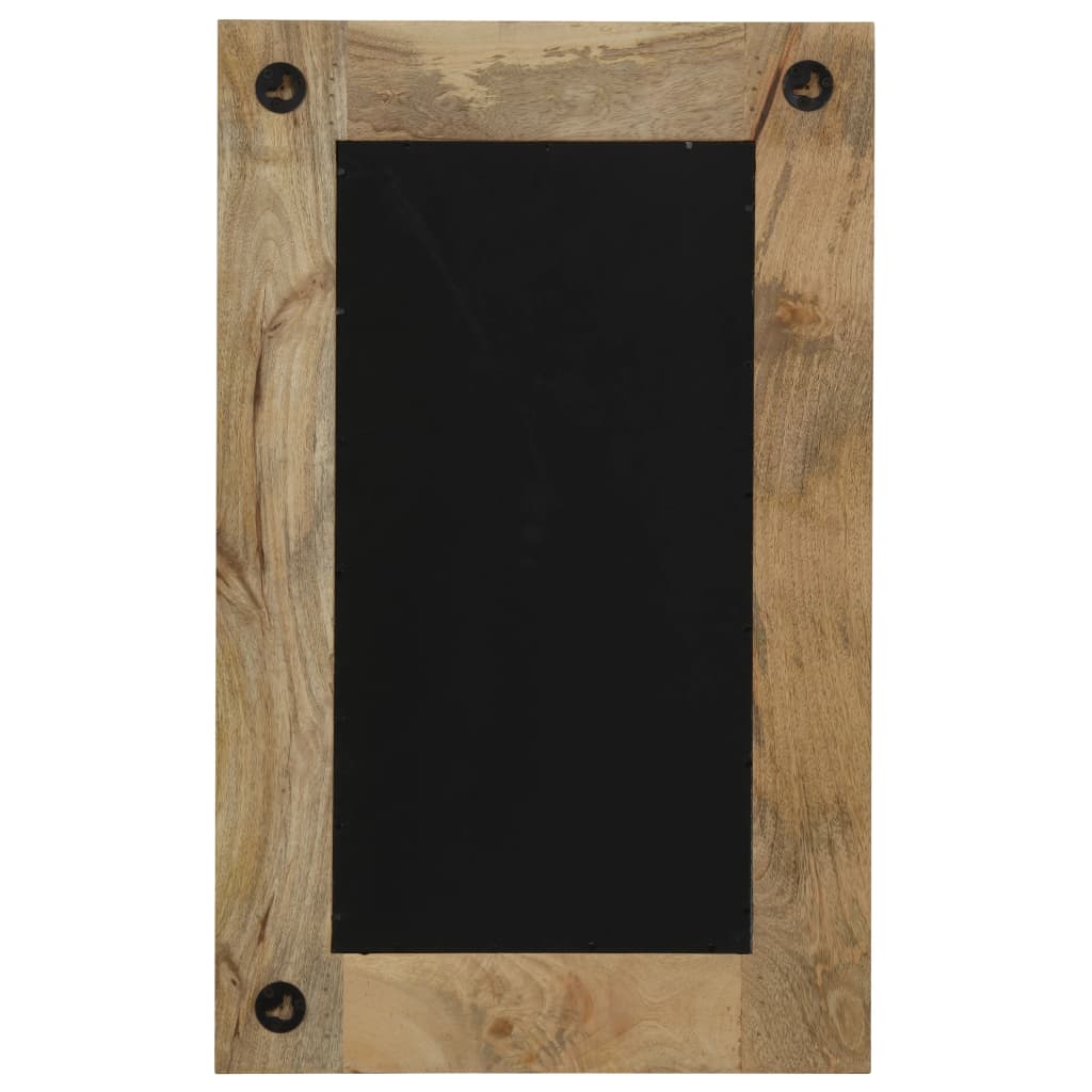 vidaXL Miroir Bois de manguier massif 50 x 80 cm