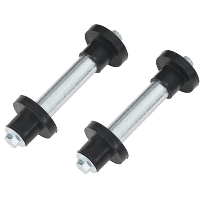 vidaXL Roue de brouette avec axe 2 pcs PU solide 4.00-8 390 mm