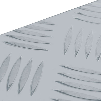 vidaXL Boîte en aluminium 76,5 x 26,5 x 33 cm Argenté