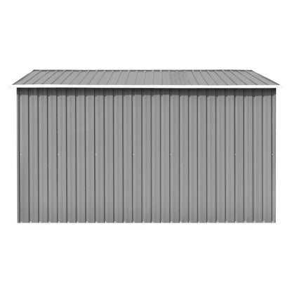 vidaXL Abri de jardin 257x298x178 cm Métal Gris