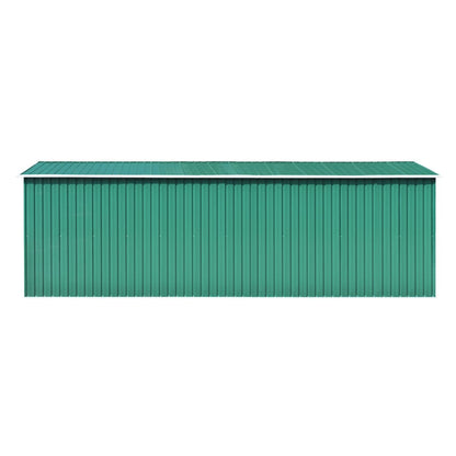 vidaXL Abri de jardin 257x580x181 cm Métal Vert