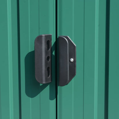vidaXL Abri de jardin 257x580x181 cm Métal Vert