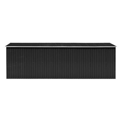 vidaXL Abri de jardin 257x580x181 cm Métal Anthracite