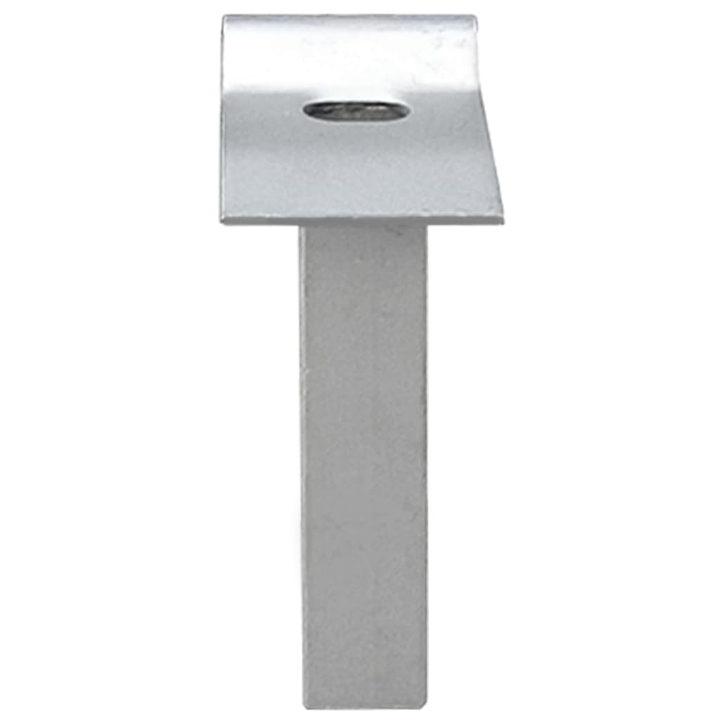 vidaXL Portail en maille de jardin Acier galvanisé 289x75 cm Gris