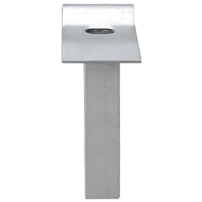 vidaXL Portail en maille de jardin Acier galvanisé 289x75 cm Gris