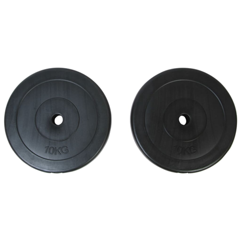 vidaXL Tour de musculation murale avec plaques de poids 40 kg