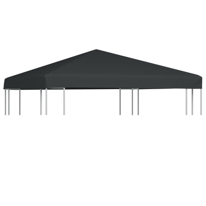 vidaXL Toile supérieure de gazebo 310 g / m² 3 x 3 m Gris