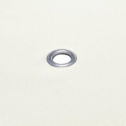 vidaXL Toile supérieure de belvédère 310 g / m² 4 x 3 m Blanc crème