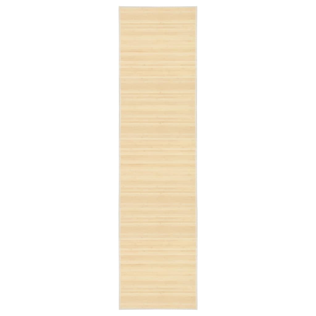 vidaXL Tapis Bambou 80x300 cm Naturel
