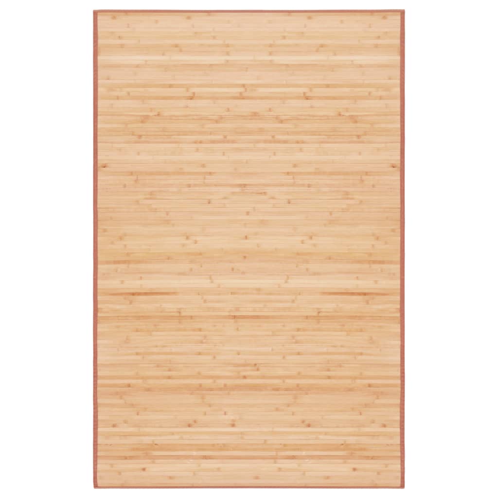 vidaXL Tapis en bambou 100x160 cm Marron