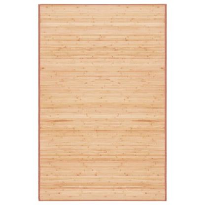 vidaXL Tapis en bambou 100x160 cm Marron