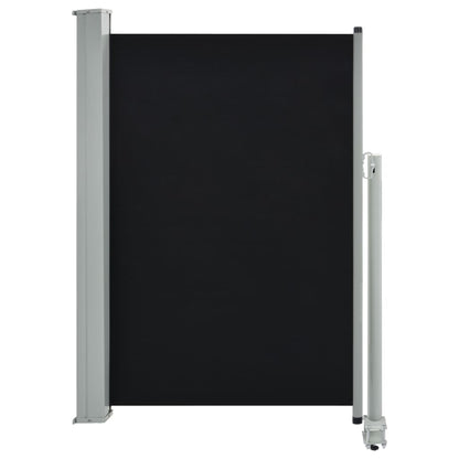vidaXL Auvent latéral rétractable de patio 120 x 300 cm Noir