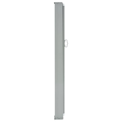 vidaXL Auvent latéral rétractable de patio 120 x 300 cm Blanc cassé