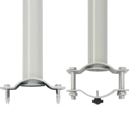 vidaXL Auvent latéral rétractable de patio 120 x 300 cm Blanc cassé