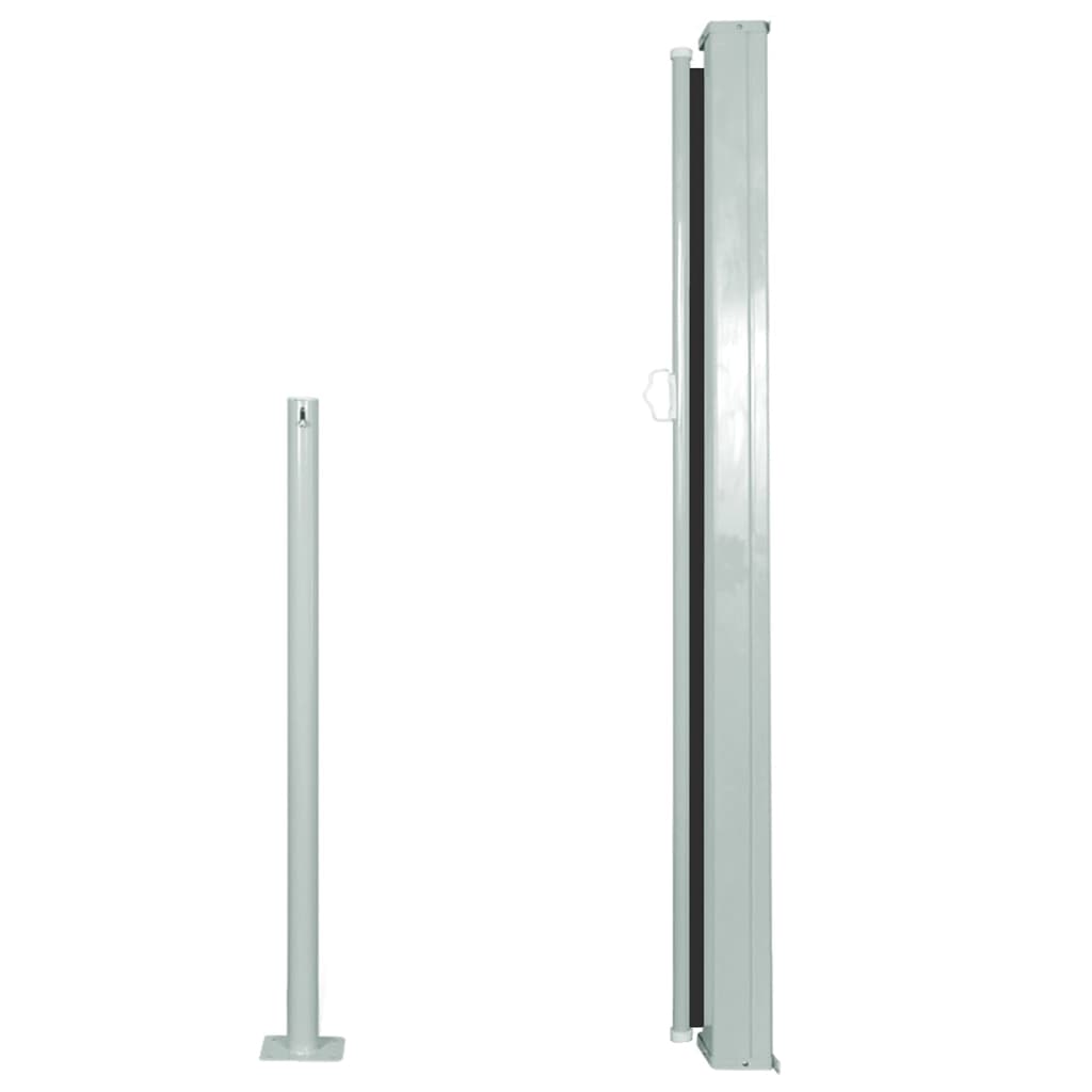 vidaXL Auvent latéral rétractable 120 x 300 cm Noir