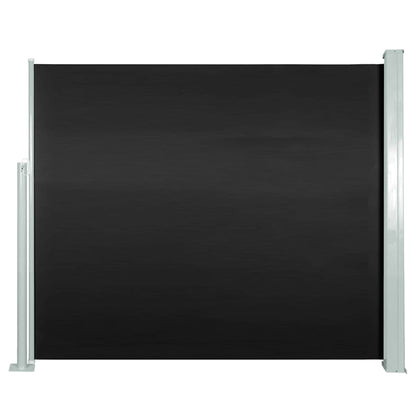 vidaXL Auvent latéral rétractable 120 x 300 cm Noir
