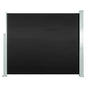 vidaXL Auvent latéral rétractable 120 x 300 cm Noir