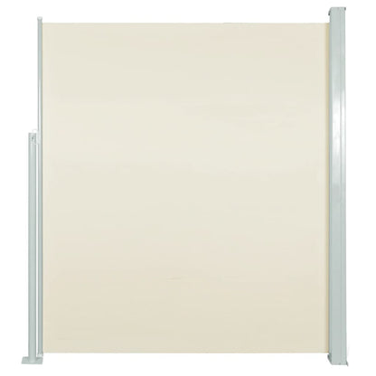 vidaXL Auvent latéral rétractable 120 x 300 cm Blanc cassé