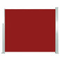 vidaXL Auvent latéral rétractable 120 x 300 cm Rouge