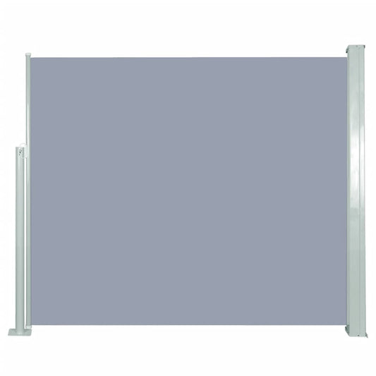 vidaXL Auvent latéral rétractable 120 x 300 cm Gris