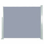 vidaXL Auvent latéral rétractable 120 x 300 cm Gris