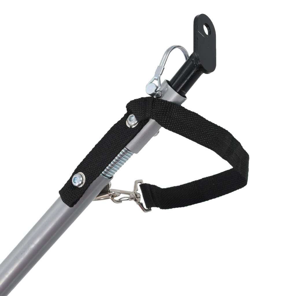 vidaXL Remorque de vélo pour animaux de compagnie orange et gris