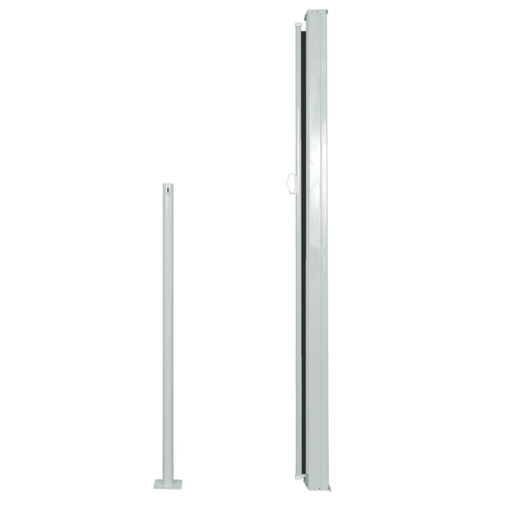 vidaXL Auvent latéral rétractable 160 x 500 cm Noir