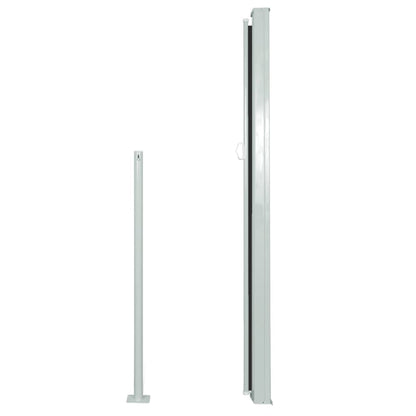 vidaXL Auvent latéral rétractable 160 x 500 cm Noir