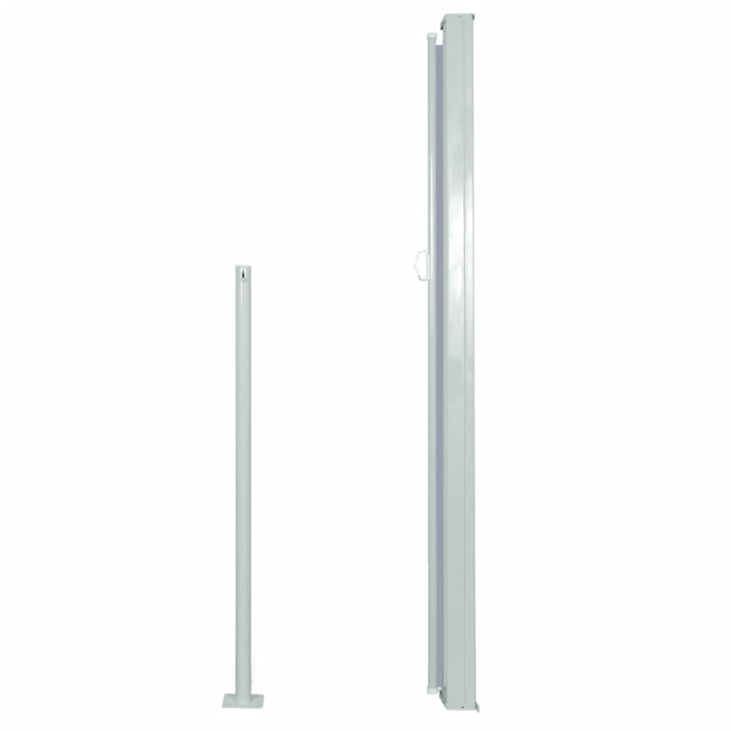 vidaXL Auvent latéral rétractable 160 x 500 cm Gris